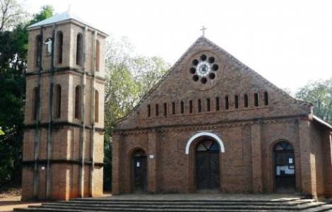 A igreja de Alindao
